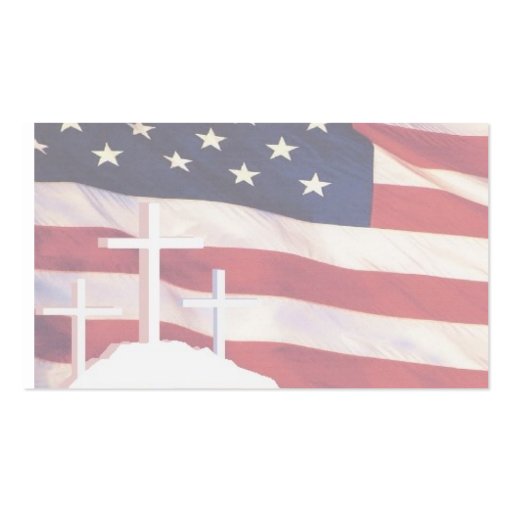 Patriotic/Christian Business Cards (front side)