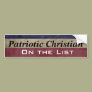 'Patriotic Christian On the List' Customizable