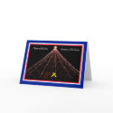 Patriotic Christmas Card -- Home of the Free