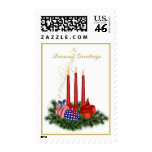 Patriotic Christmas postage