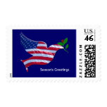 Patriotic Christmas Stamp