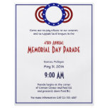 Patriotic Circle of Stars Memorial Day Personalized Flyer