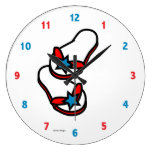 Patriotic Clock with Flip Flops
