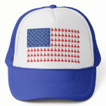 Patriotic Cowboy on a Horse Hats