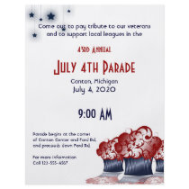 Patriotic Cupcake Flyers