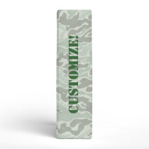 Patriotic Custom Green Army Camouflage Binder