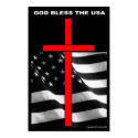 Patriotic Designs - "God Bless The USA" posters