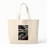 Patriotic Designs - "USA Freedom Motorcycle" Canvas Bags