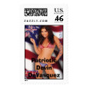 Patriotic Devin DeVasquez postage