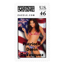 Patriotic Devin DeVasquez postage by babydev Patriotic Devin DeVasquez postage