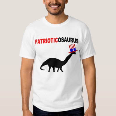 Patriotic dinosaur t shirt
