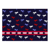 Patriotic Donkeys Gift Tag business cards by gxiong Patriotic Donkeys Gift Tag business cards
