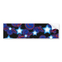 Patriotic Dreams Spiral & Stars Bumper Sticker bumper stickers