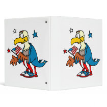Patriotic Eagle Binder