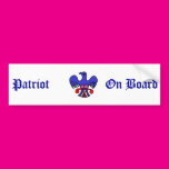 Patriotic Eagle Bumper Sticker