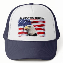 Patriotic EAGLE & FLAG hats