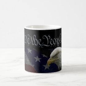 Patriotic Eagle & Flag Mugs
