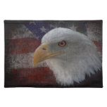 Patriotic Eagle & Flag Place Mat