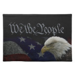 Patriotic Eagle & Flag Placemats