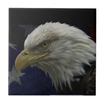 Patriotic Eagle & Flag Tiles