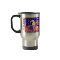 PATRIOTIC EAGLE - MADE IN AMERICA mugs by politicallyOFF PATRIOTIC EAGLE - MADE IN AMERICA mugs