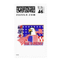 PATRIOTIC EAGLE - MADE IN AMERICA postage