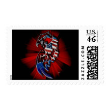 Patriotic Eagle Stamp