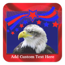 Patriotic Eagle Stickers