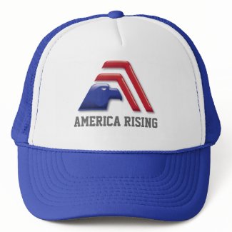 Patriotic Eagle Stripes_America Rising hat