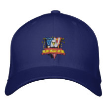 Patriotic Embroidery Embroidered Baseball Caps