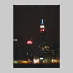 Patriotic Empire State Building canvas prints