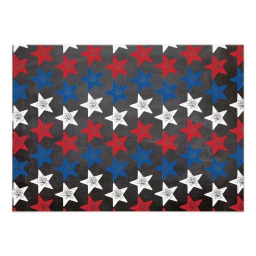 Patriotic Fireworks 4th of July BBQ Party Invite