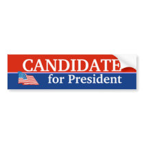 Patriotic Flag Bumpersticker Template1