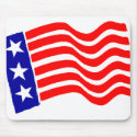 Patriotic Flag Computer Gear mousepad