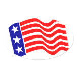 Patriotic Flag Sticker
