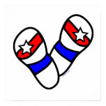 Patriotic Flip Flops Poster