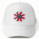 Patriotic Flower hat