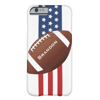 Patriotic Football Design iPhone 6 Plus Case