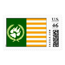 Patriotic Furry Flag Stamps