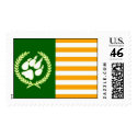 Patriotic Furry Flag Stamps