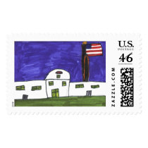 Patriotic George Washington postage