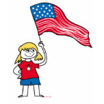 Patriotic Girl T-shirt
