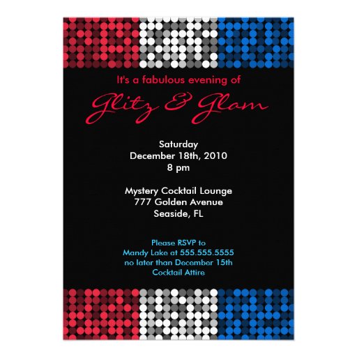 Patriotic Glam Invite