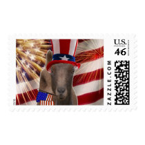PATRIOTIC GOAT 4th OF JULY GIFTS Postage