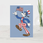 Patriotic Goofy Card