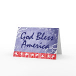 Patriotic Greeting Cards- God Bless America
