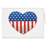 Patriotic Heart card