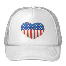 Patriotic Heart hat