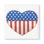 Patriotic Heart magnet