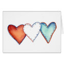 Patriotic Hearts Card by donnabellas Patriotic Hearts Card